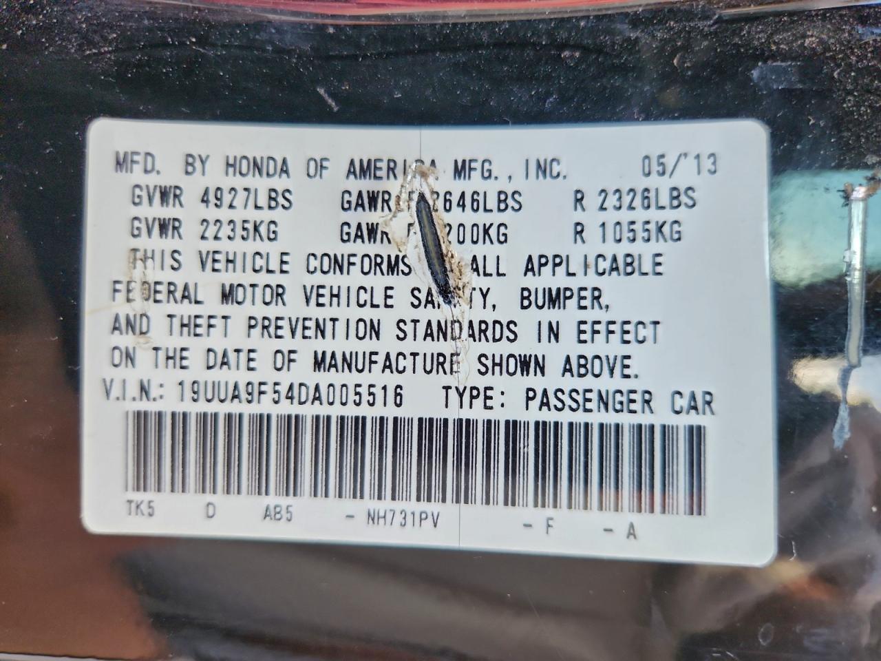 2013 ACURA TL TECH photo 13