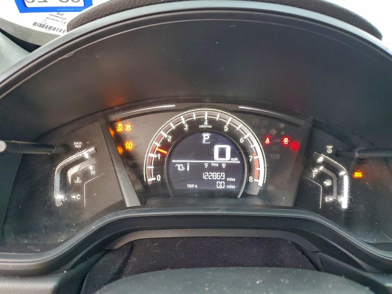 2017 HONDA CR-V LX photo 9