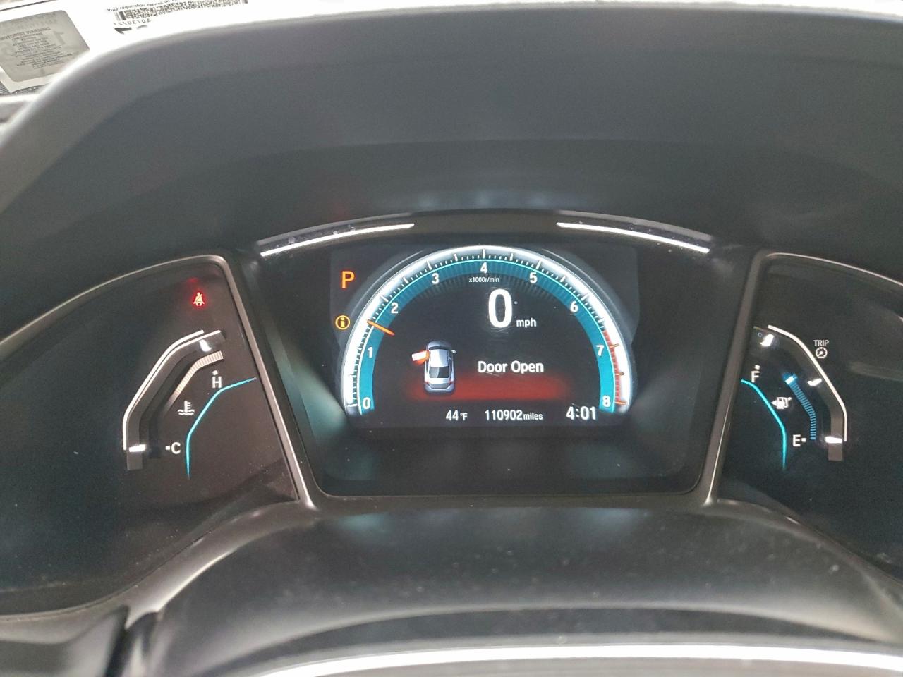 2017 HONDA CIVIC EX photo 9