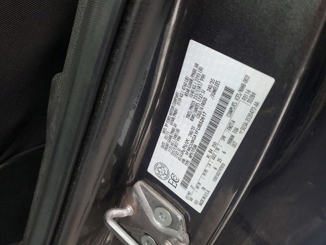 2015 FORD ESCAPE SE photo 13