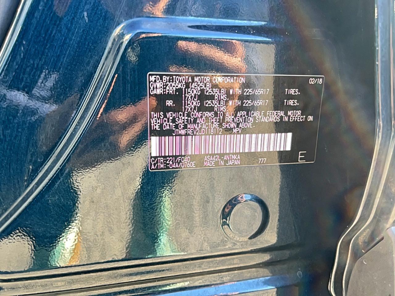 2018 TOYOTA RAV4 ADVENTURE photo 10