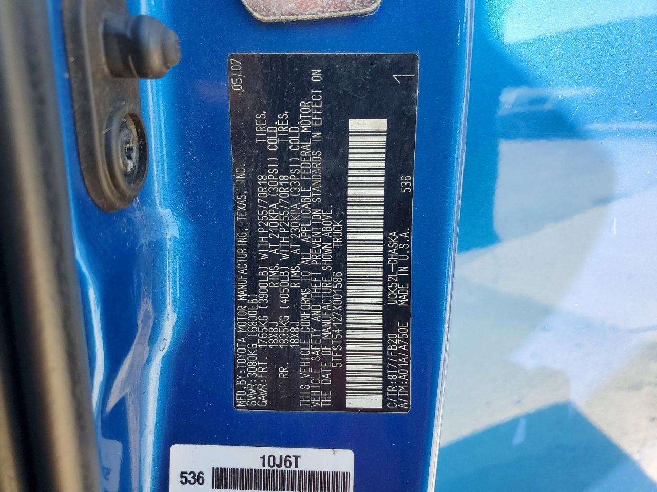 2007 TOYOTA TUNDRA DOUBLE CAB SR5 photo 12