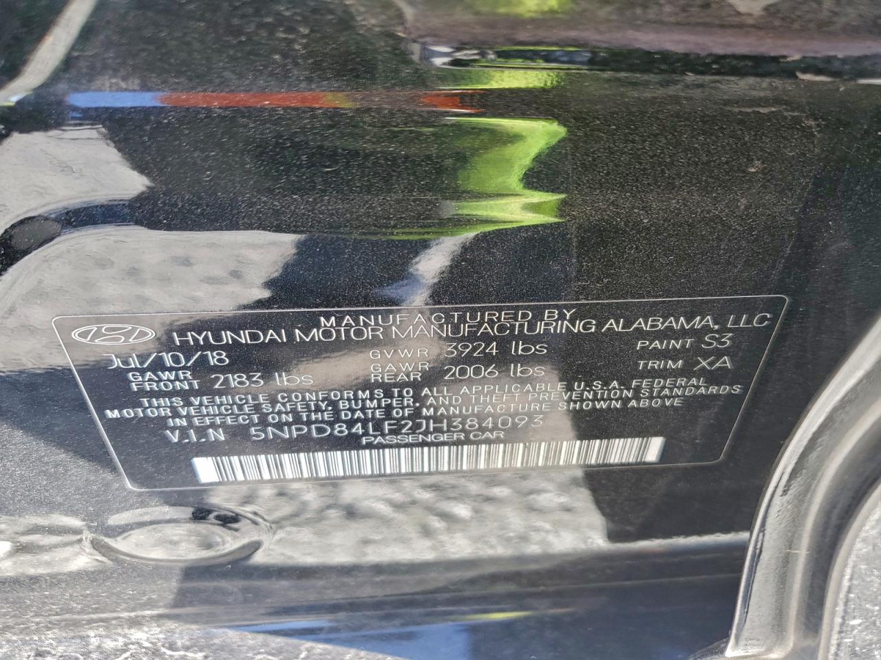 2018 HYUNDAI ELANTRA SEL photo 12