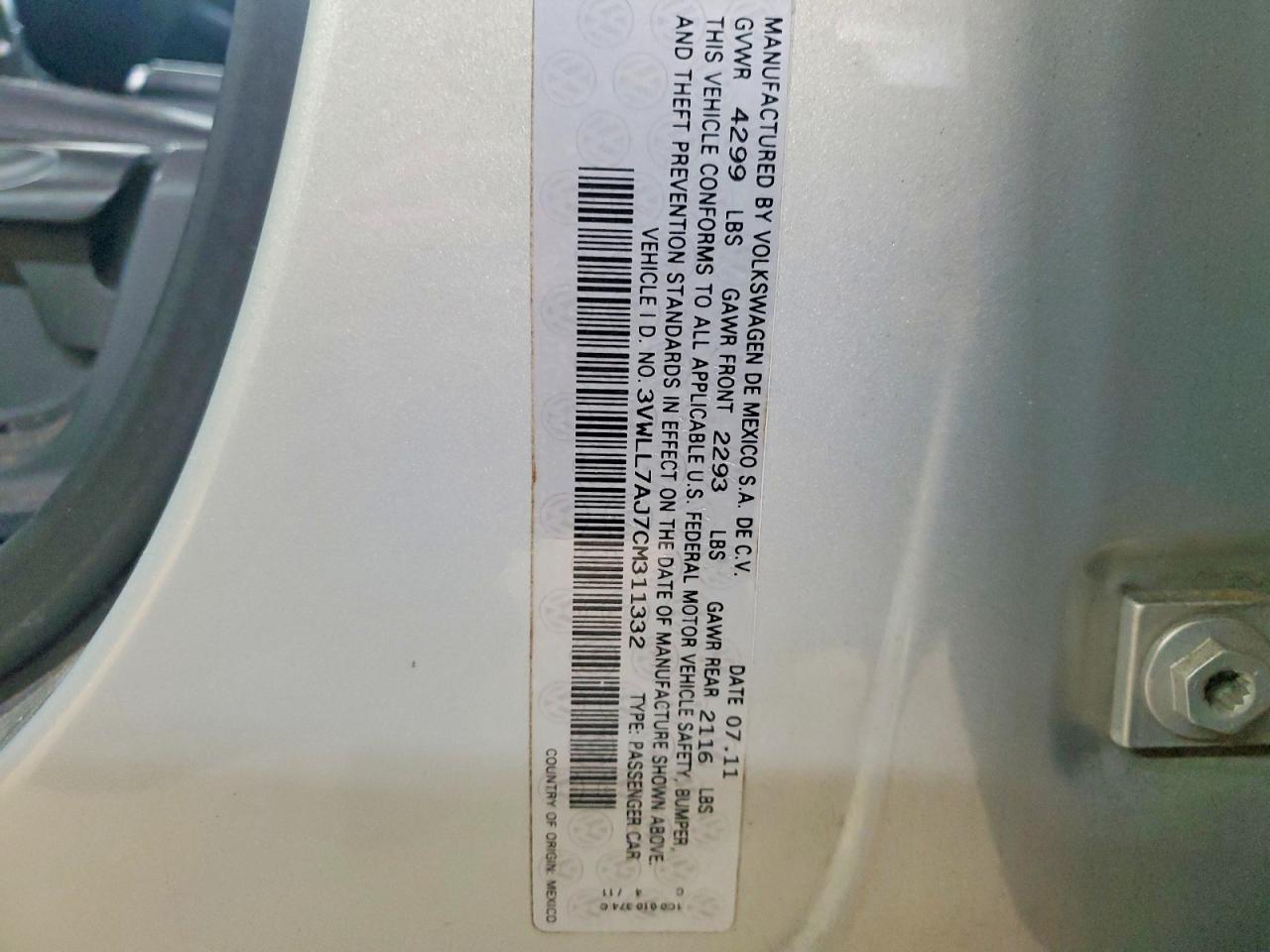 2012 VOLKSWAGEN JETTA TDI photo 12