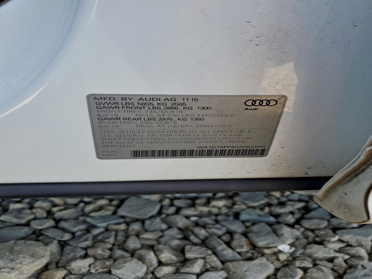 2016 AUDI Q5 PREMIUM PLUS S-LINE photo 14