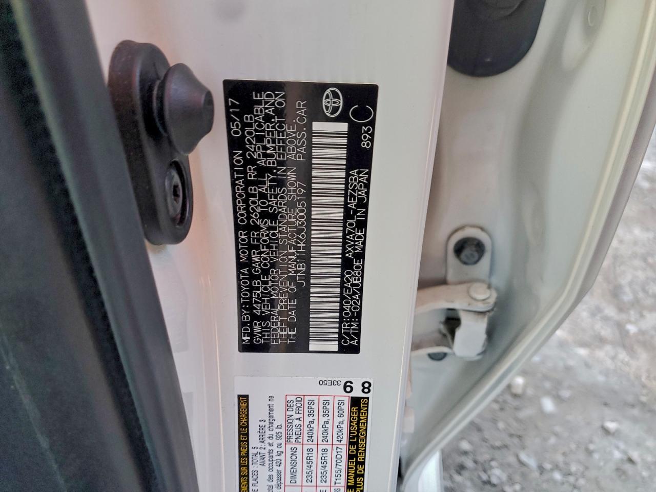 2018 TOYOTA CAMRY L photo 34