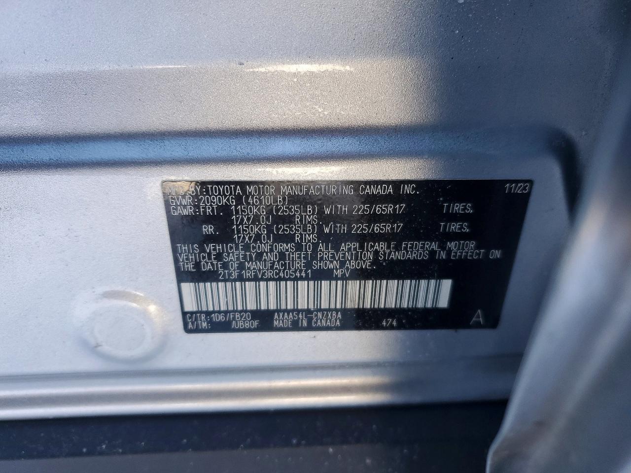 2024 TOYOTA RAV4 LE photo 13