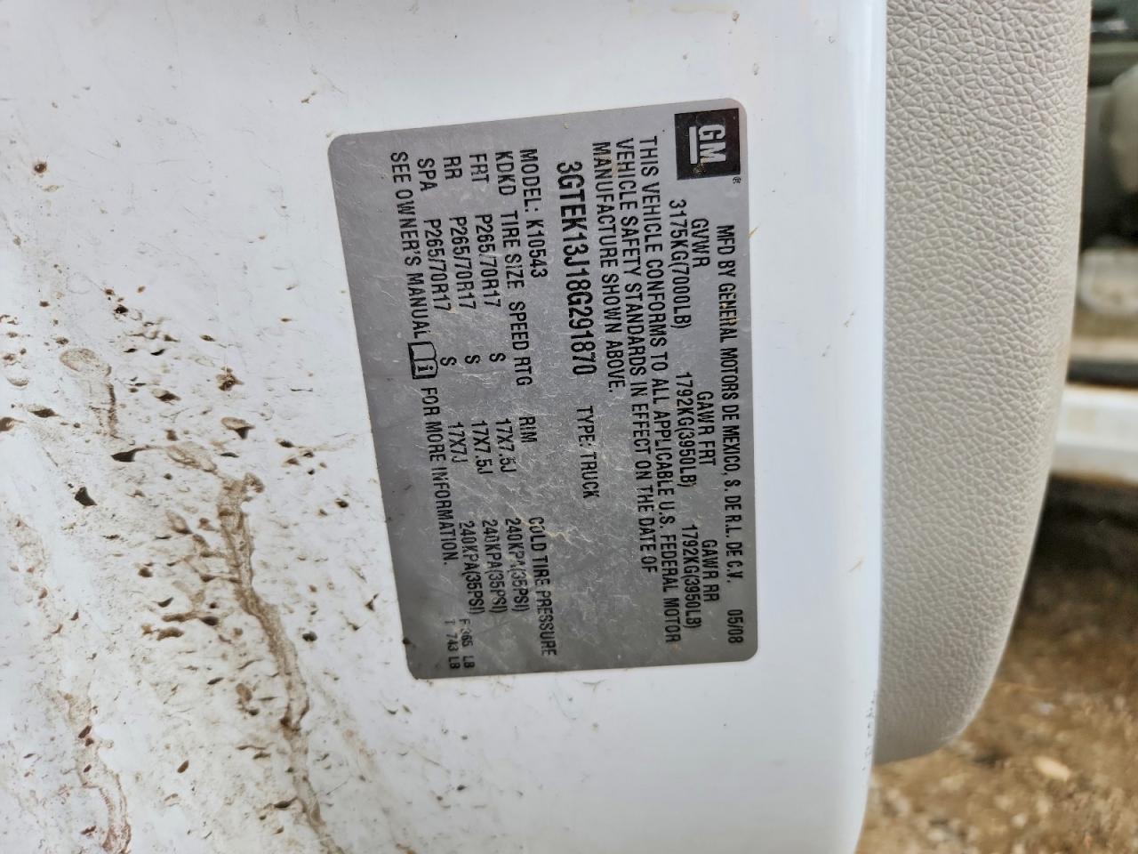 2008 GMC SIERRA K1500 photo 13