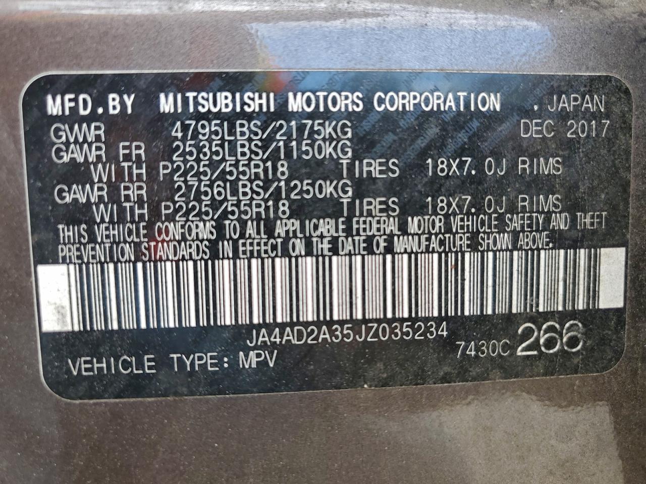 2018 MITSUBISHI OUTLANDER ES photo 13