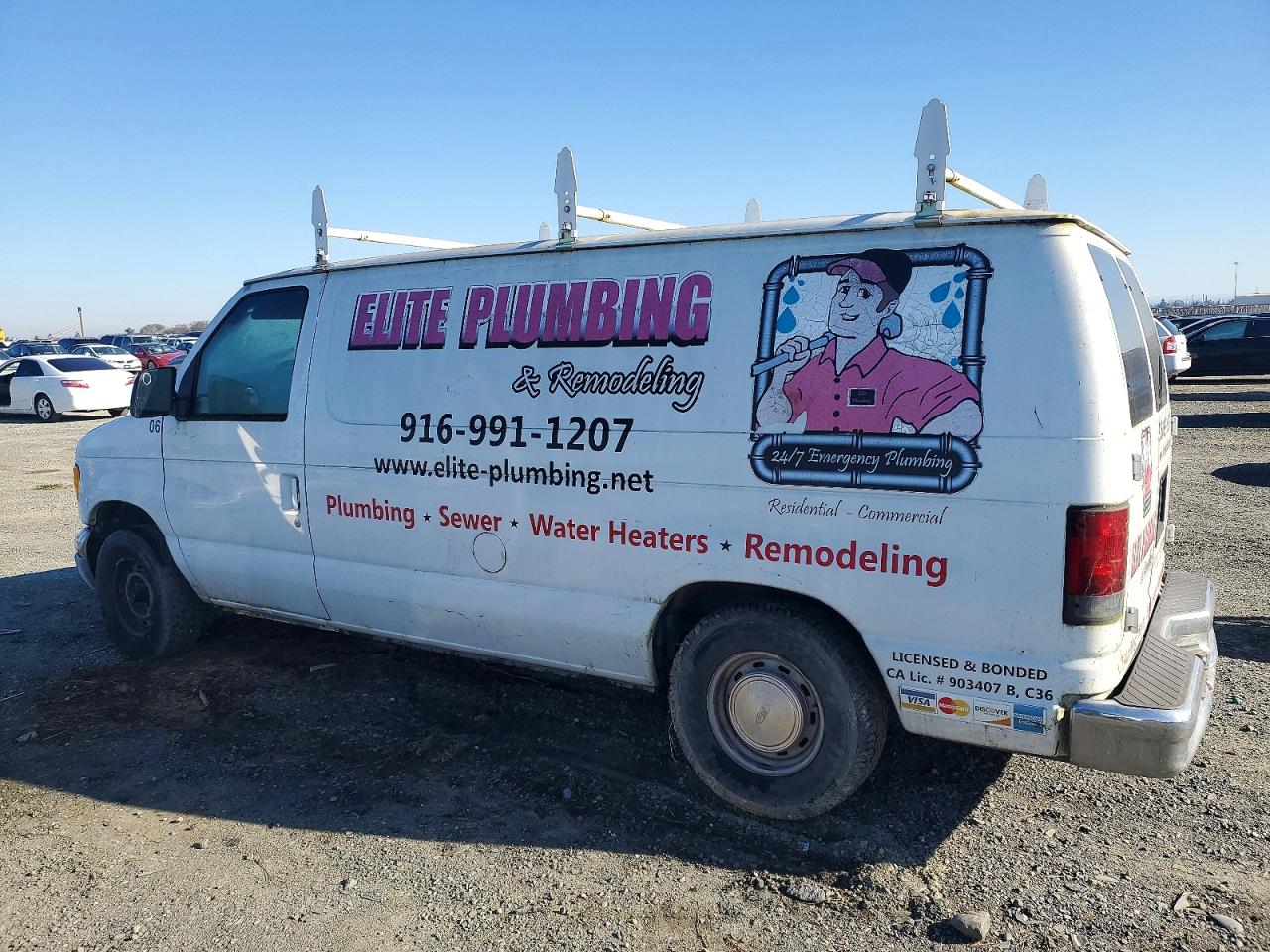 2002 FORD E150 UTILITY / SERVICE VAN photo 2