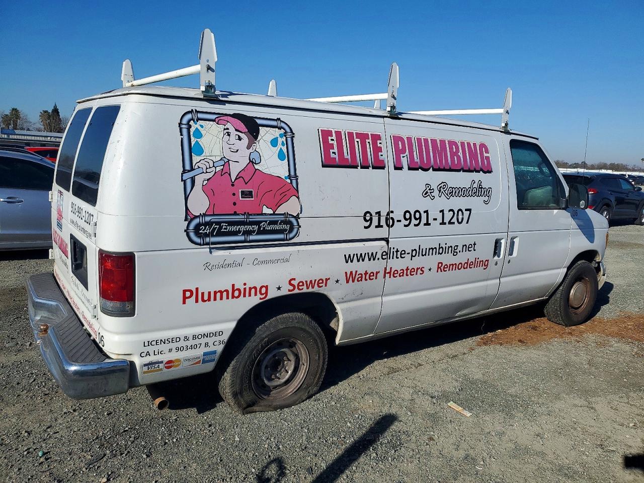 2002 FORD E150 UTILITY / SERVICE VAN photo 3