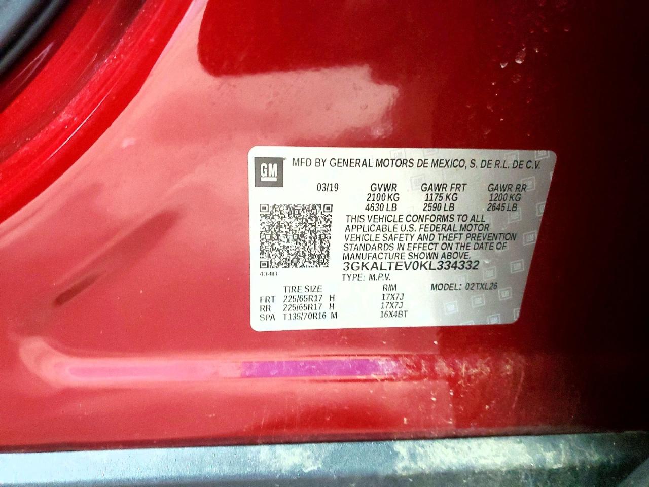 2019 GMC TERRAIN SLE photo 13