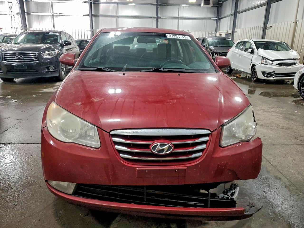 2010 HYUNDAI ELANTRA BLUE photo 5