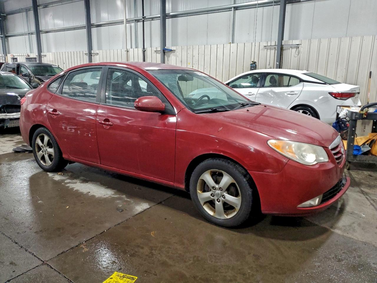 2010 HYUNDAI ELANTRA BLUE photo 4