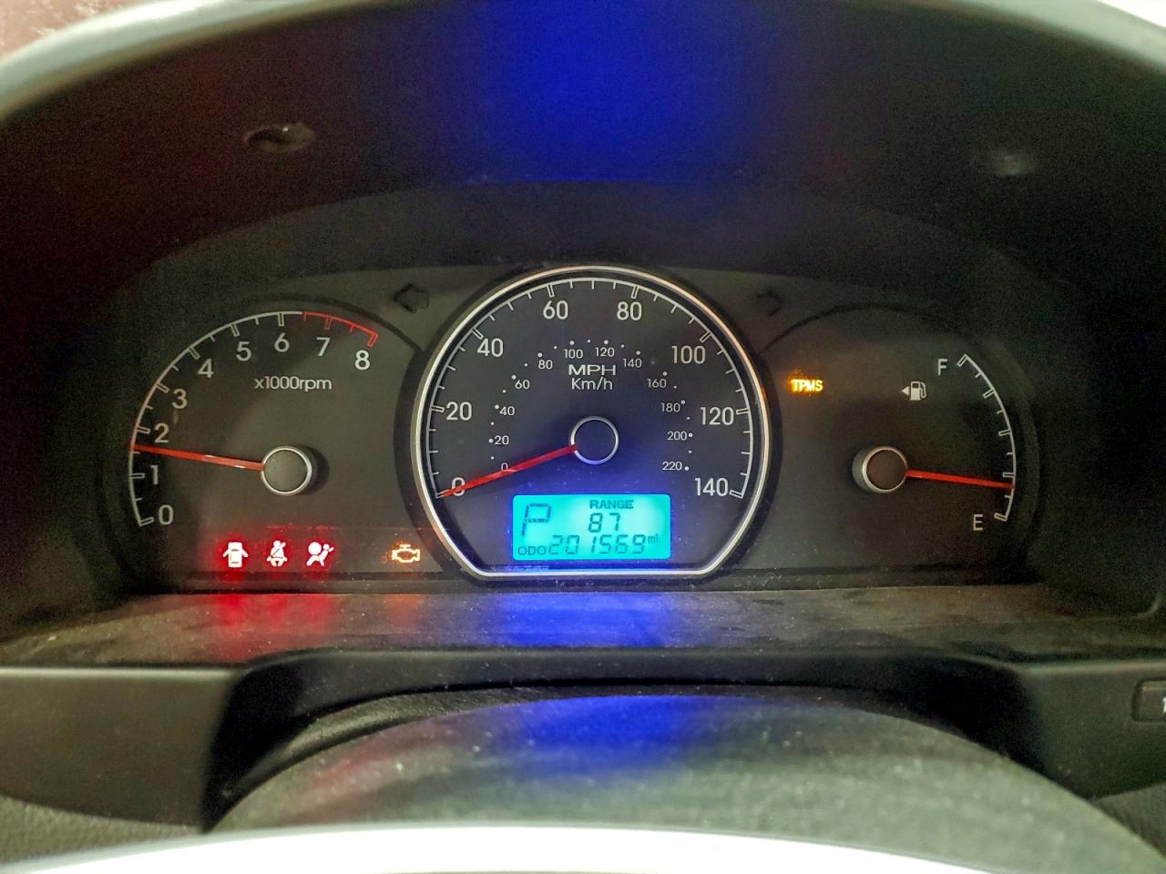 2010 HYUNDAI ELANTRA BLUE photo 9