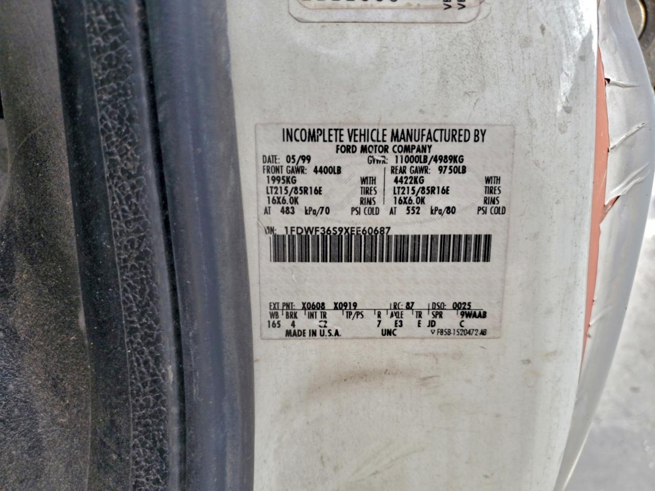 1999 FORD F350 SUPER DUTY photo 12