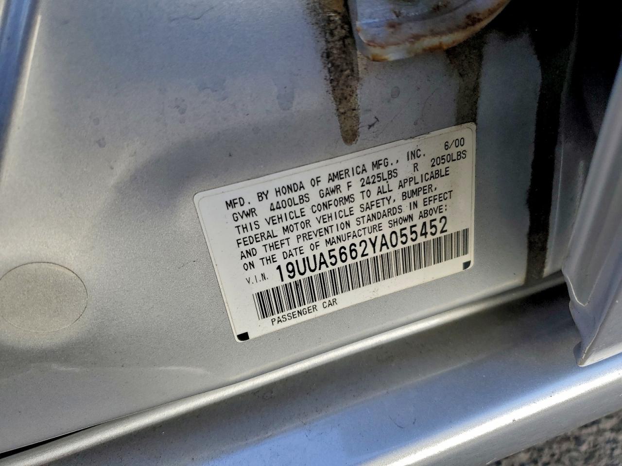 2000 ACURA 3.2TL photo 12