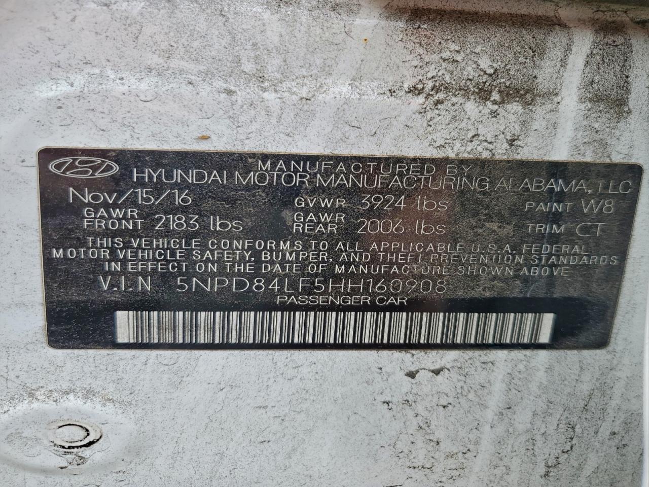 2017 HYUNDAI ELANTRA SE photo 12