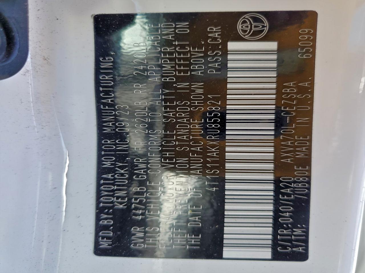 2024 TOYOTA CAMRY SE NIGHT SHADE photo 12