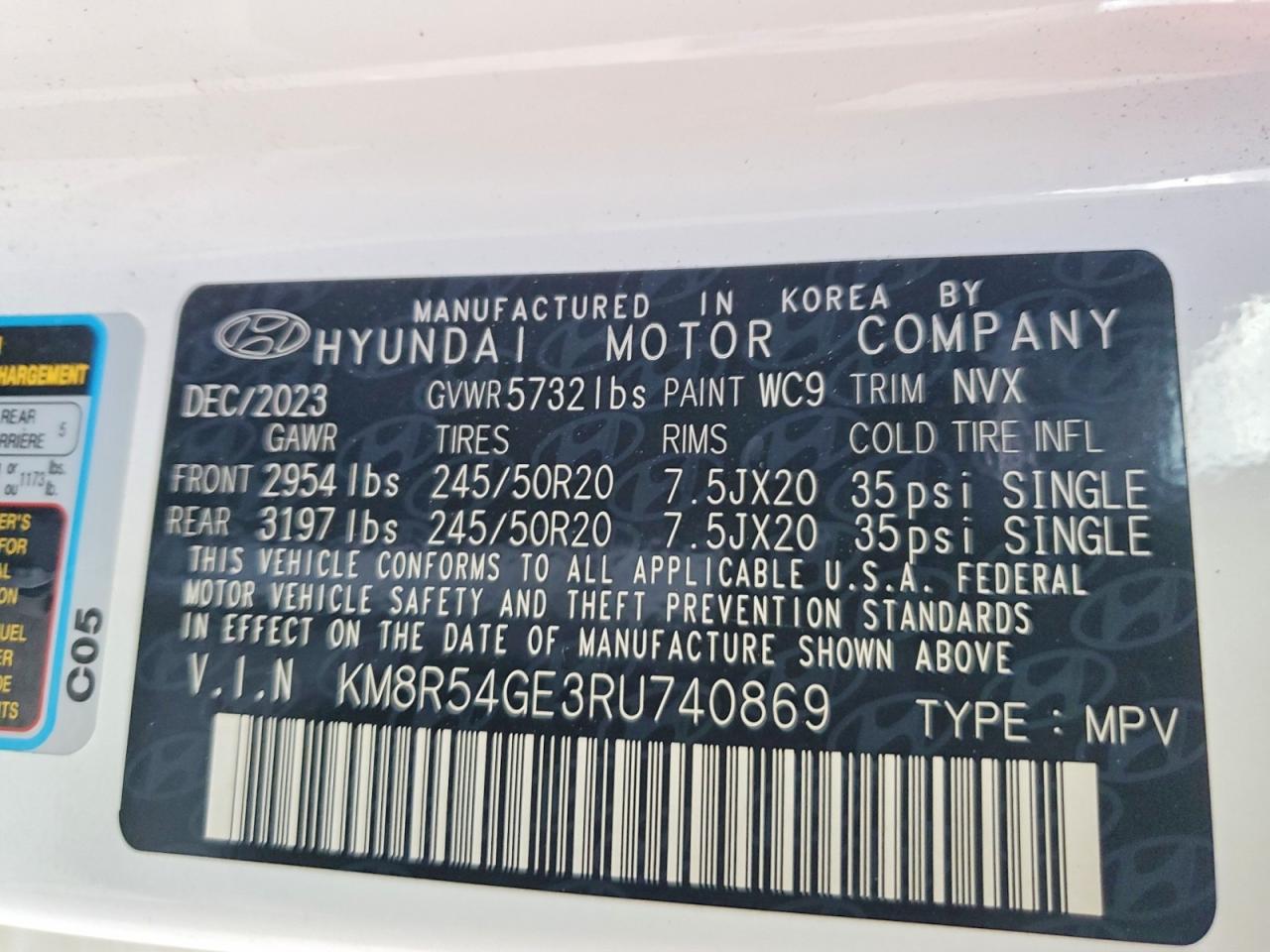 2024 HYUNDAI PALISADE LIMITED photo 14