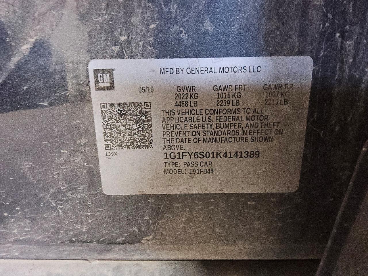 2019 CHEVROLET BOLT EV LT photo 13