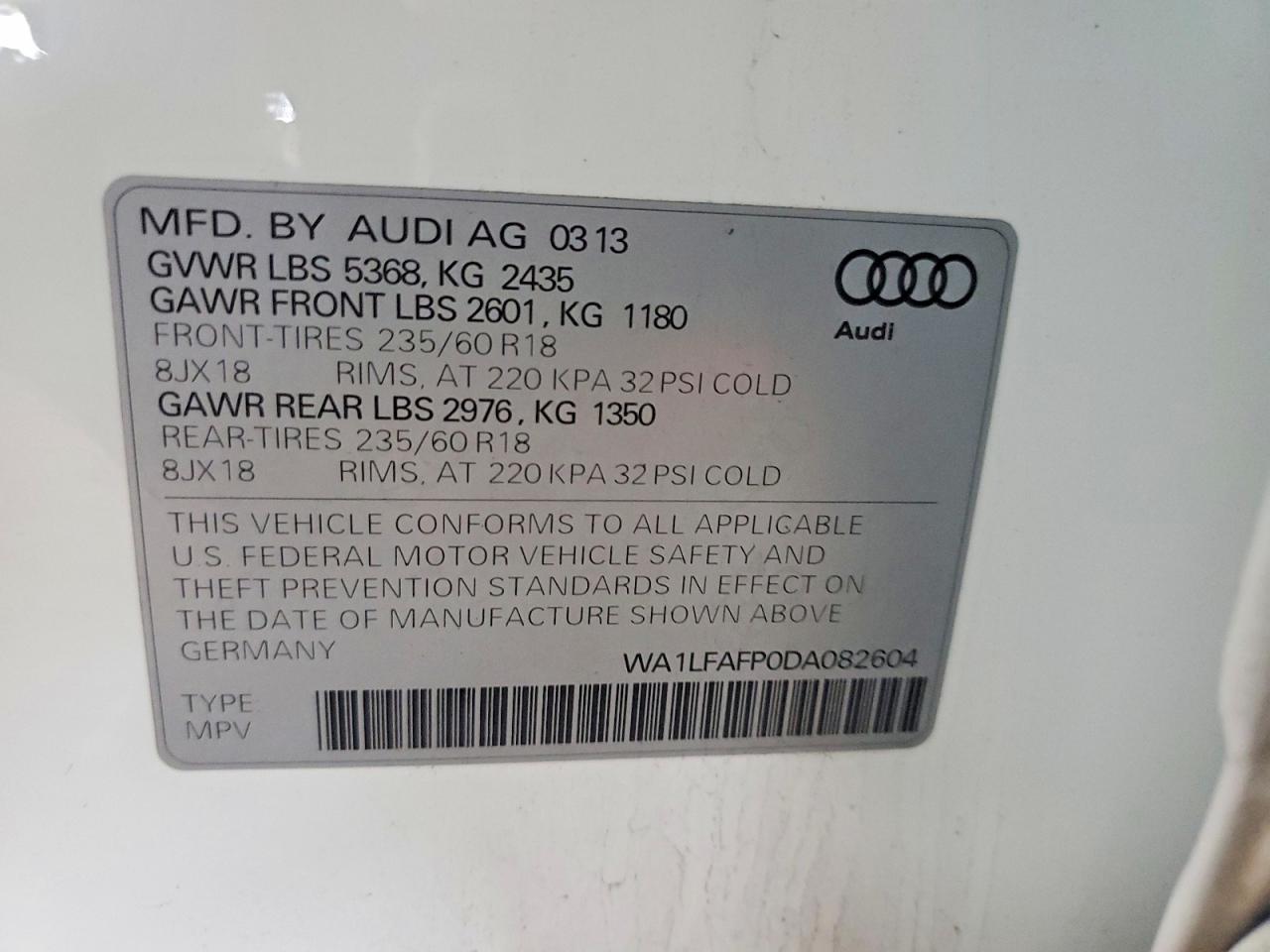 2013 AUDI Q5 PREMIUM PLUS photo 12