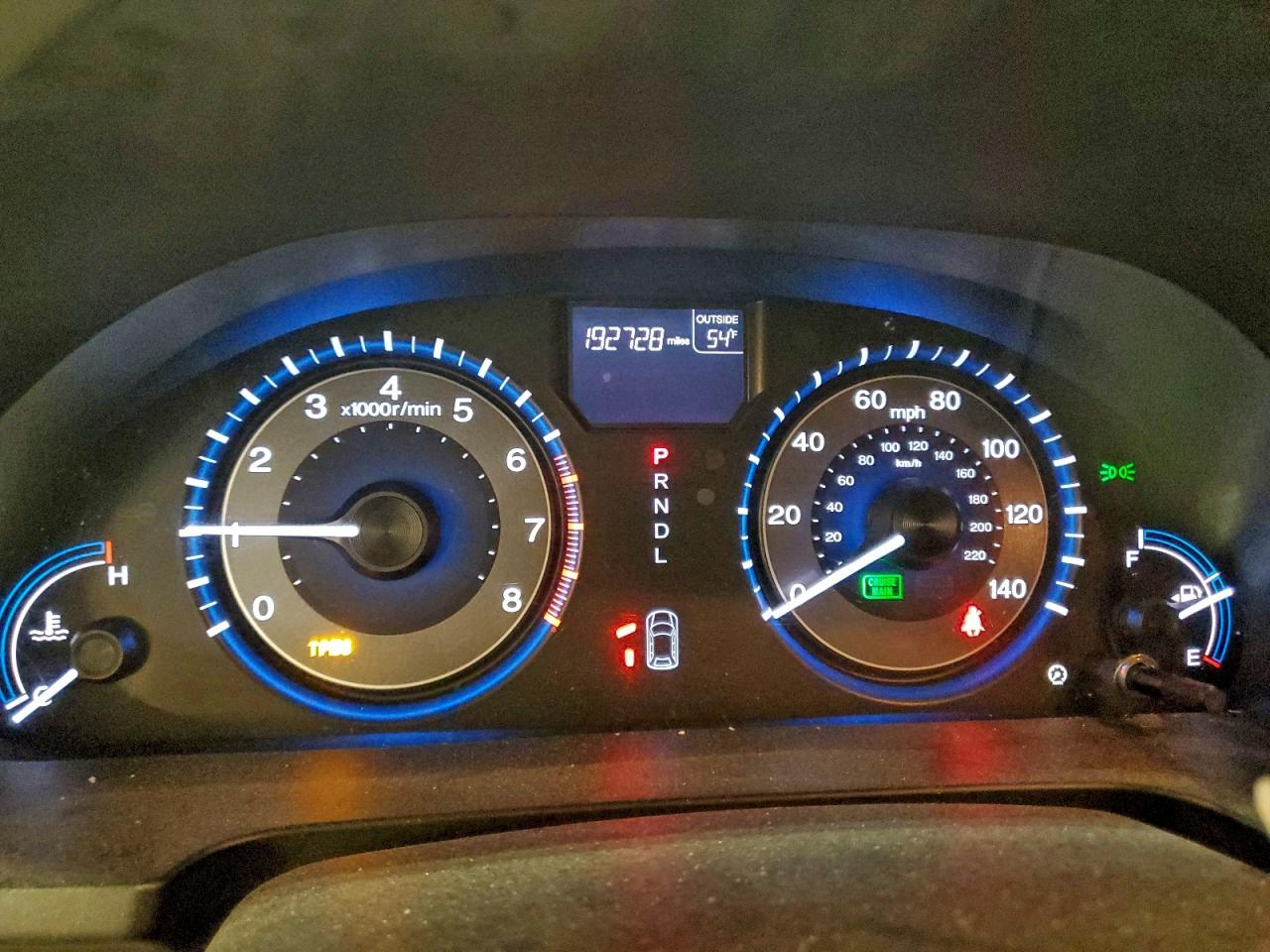 2012 HONDA ODYSSEY EXL photo 9
