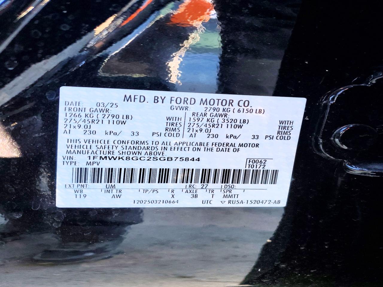2025 FORD EXPLORER ST photo 13