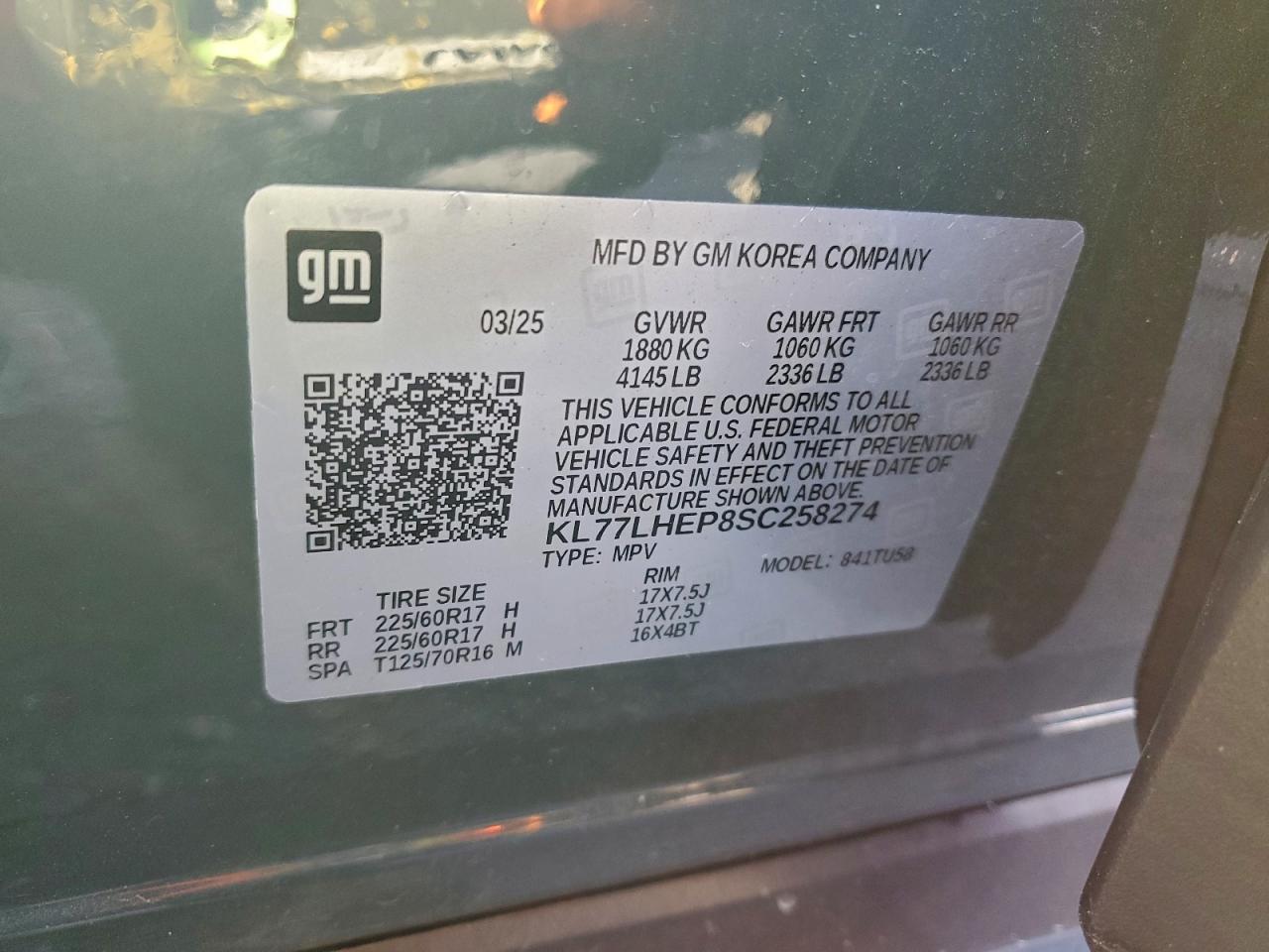 2025 CHEVROLET TRAX 1LT photo 13