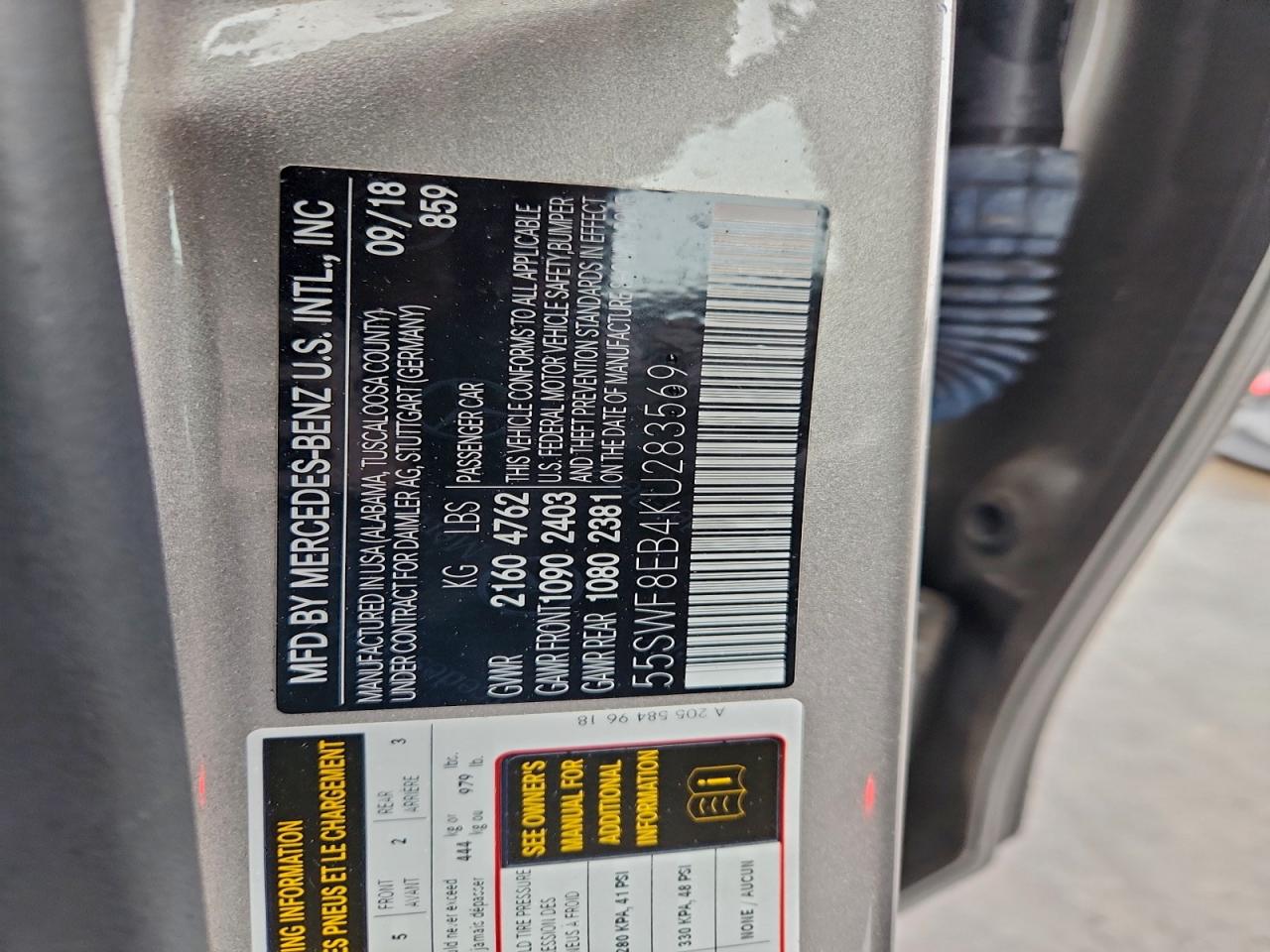 2019 MERCEDES-BENZ C 300 4MATIC photo 13