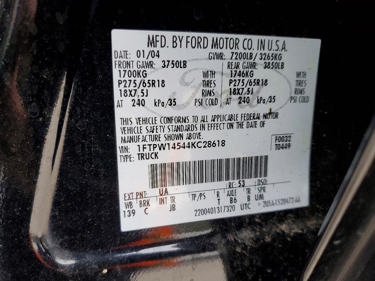 2004 FORD F150 SUPERCREW photo 13