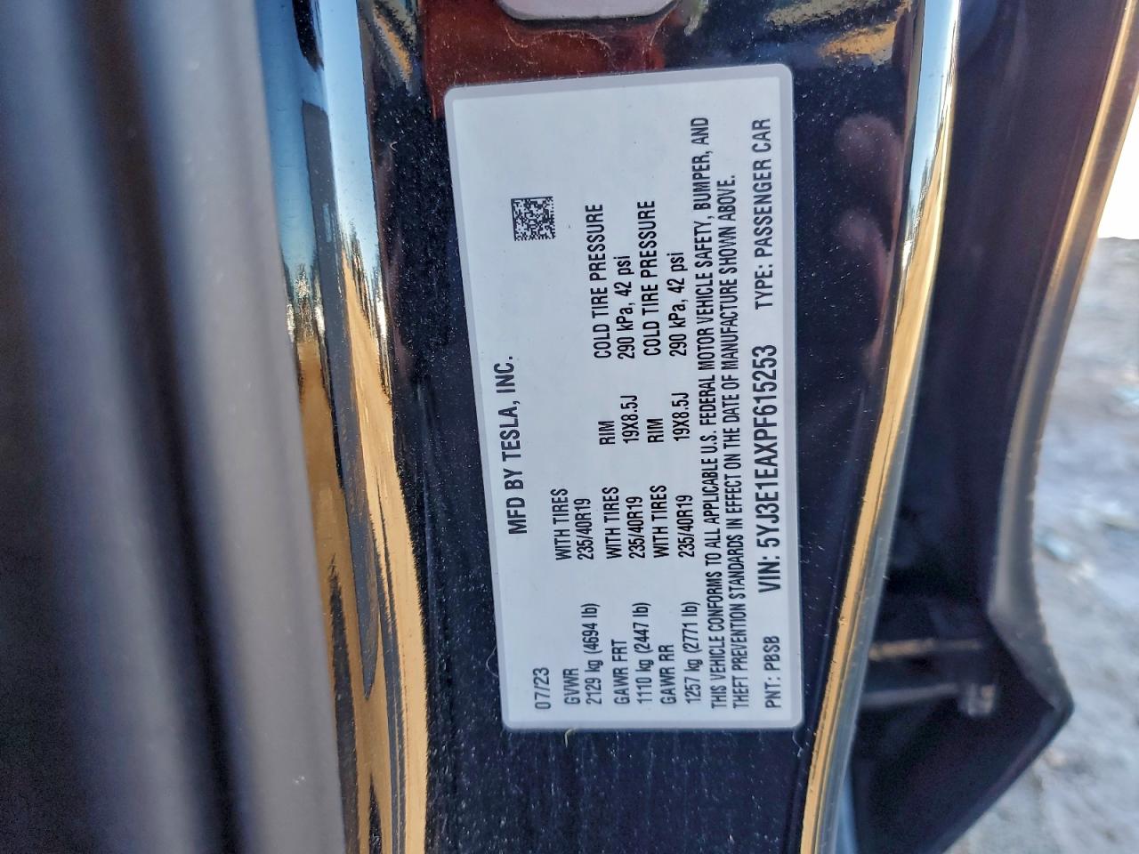 2023 TESLA MODEL 3 photo 12