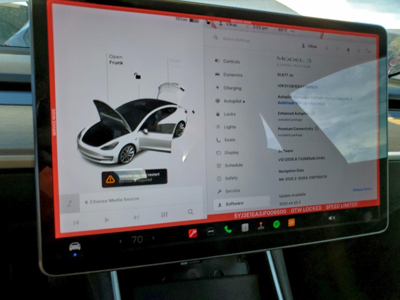 2018 TESLA MODEL 3 photo 9