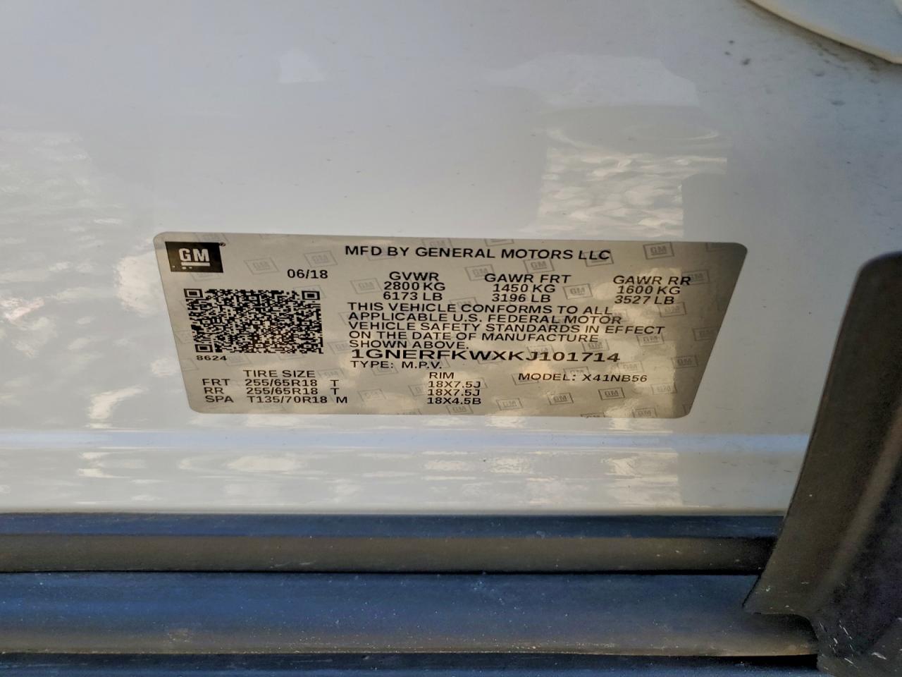 2019 CHEVROLET TRAVERSE LS photo 13