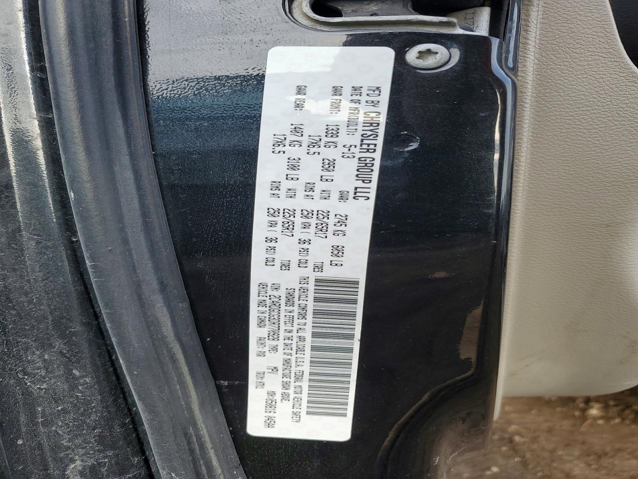 2013 DODGE GRAND CARAVAN SXT photo 13