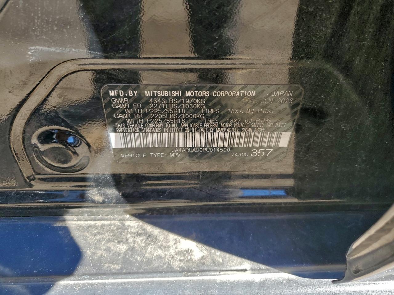 2023 MITSUBISHI OUTLANDER SPORT S/SE photo 13