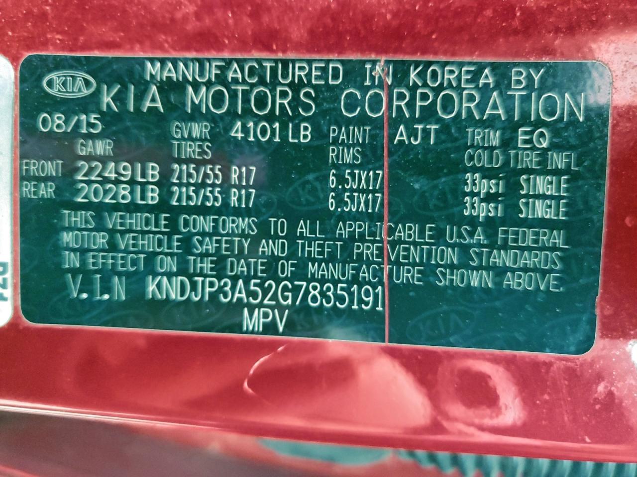 2016 KIA SOUL + photo 14