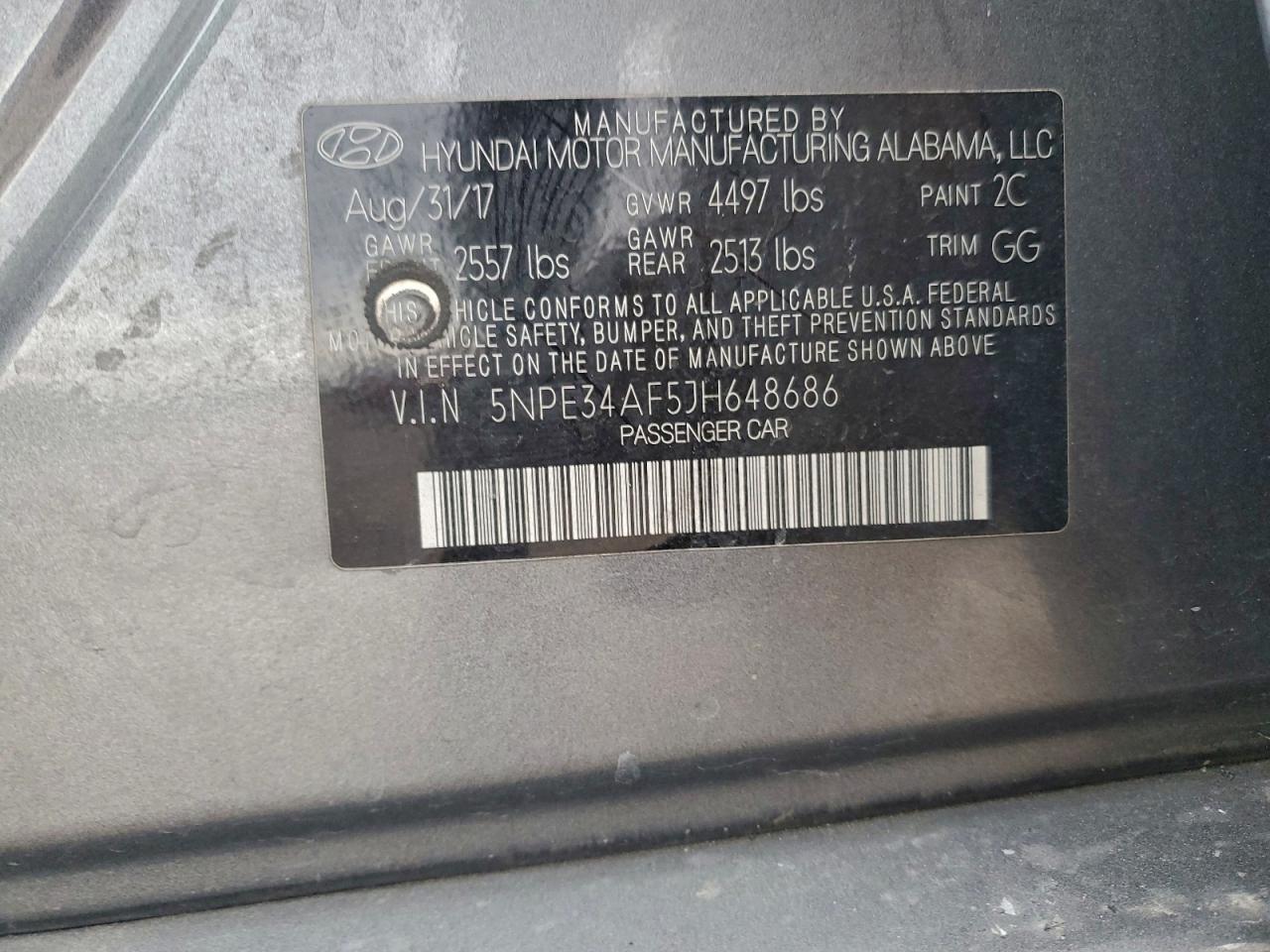 2018 HYUNDAI SONATA LIMITED photo 12