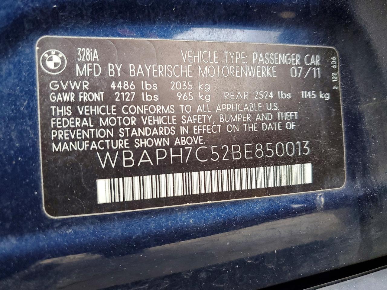 2011 BMW 328 I photo 13