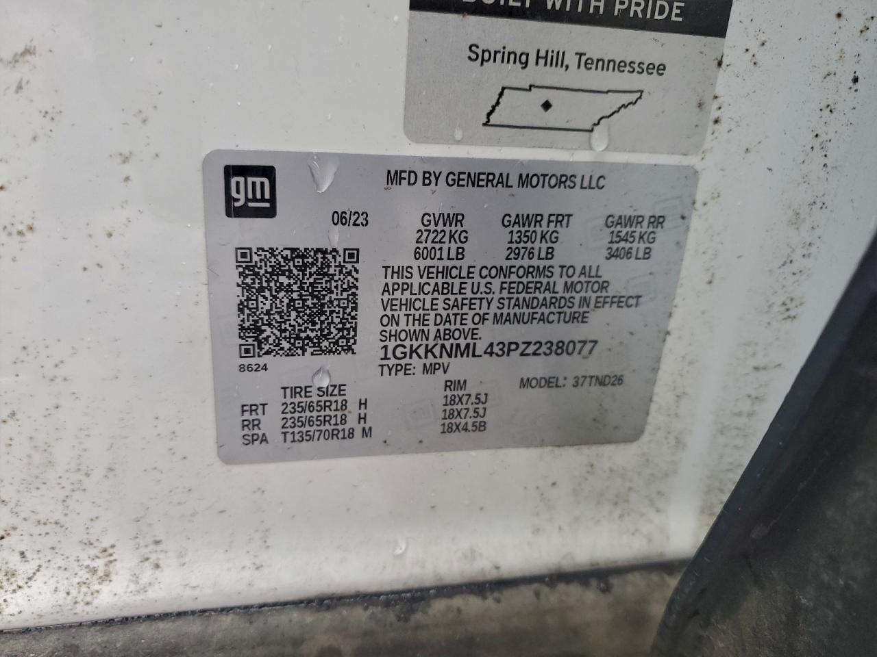 2023 GMC ACADIA SLT photo 13
