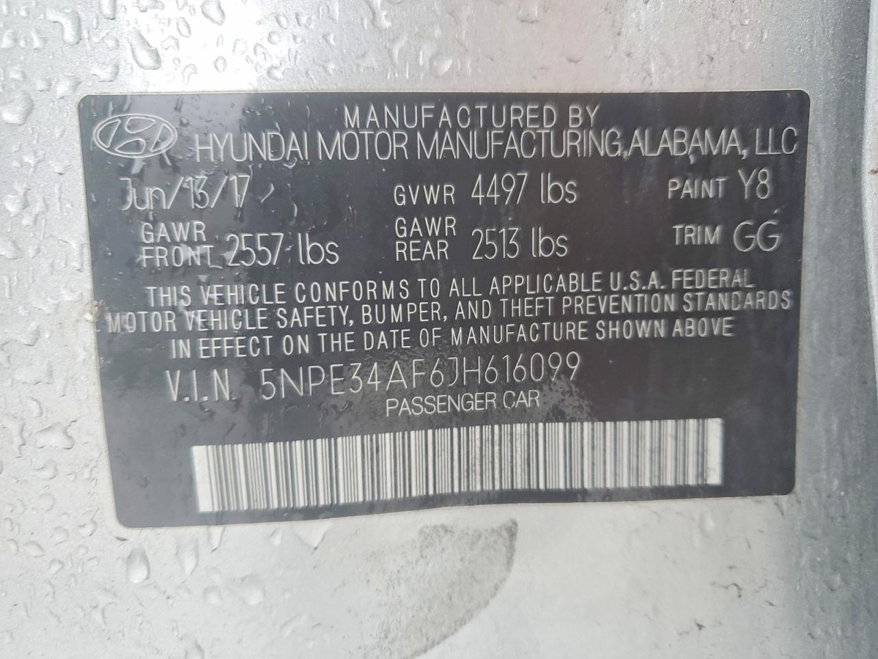 2018 HYUNDAI SONATA SEL photo 12