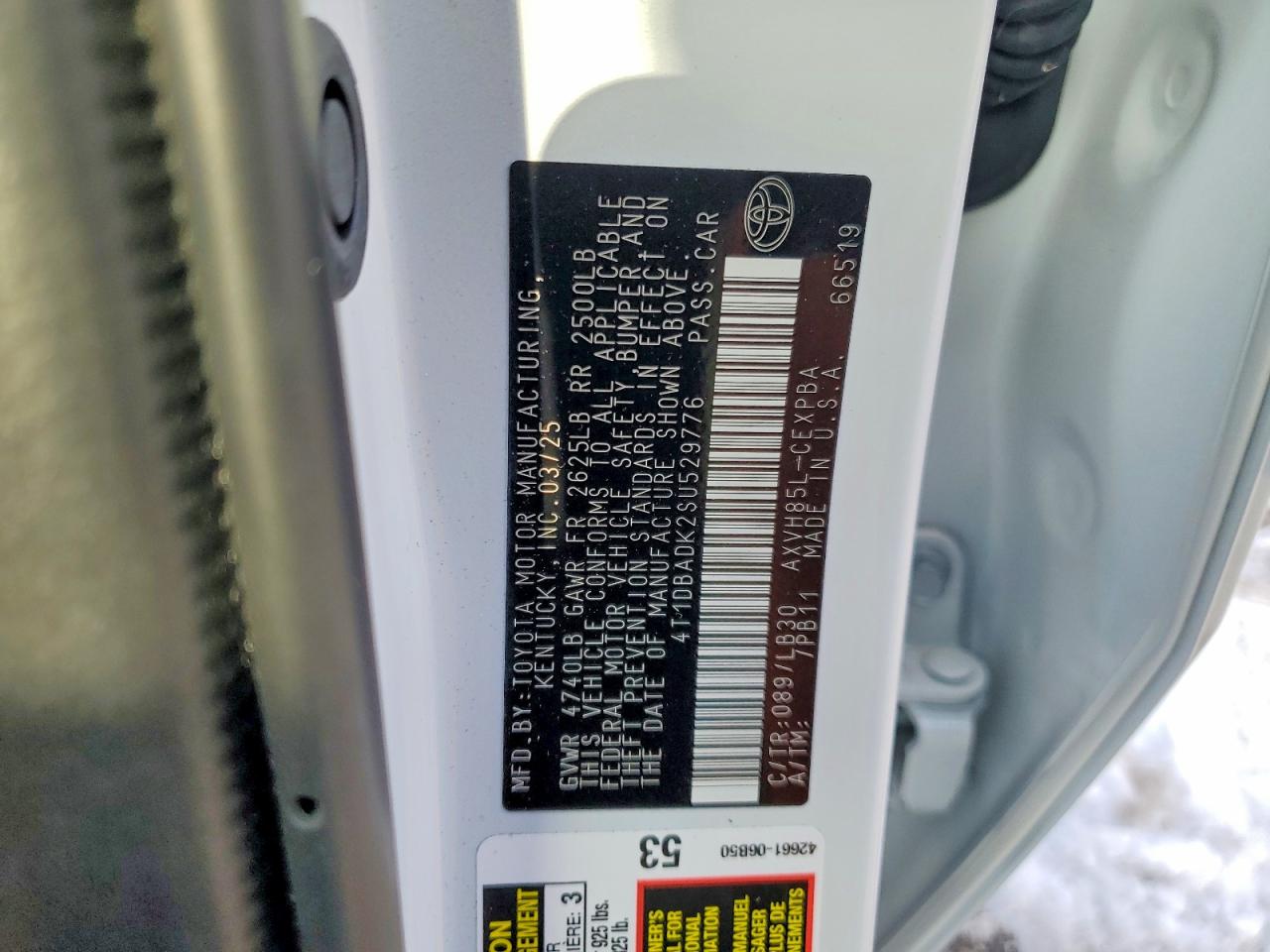 2025 TOYOTA CAMRY XSE photo 12