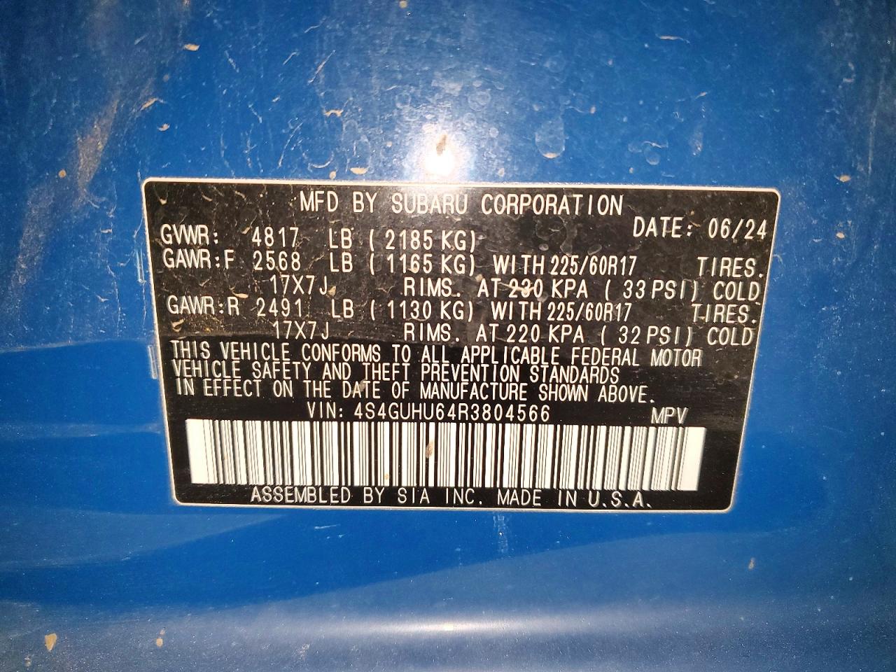 2024 SUBARU CROSSTREK WILDERNESS photo 14