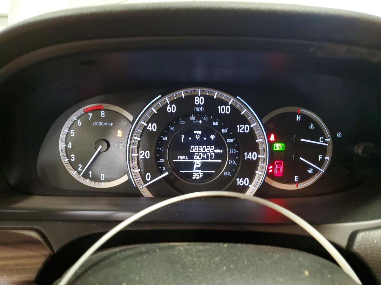2016 HONDA ACCORD EX photo 9