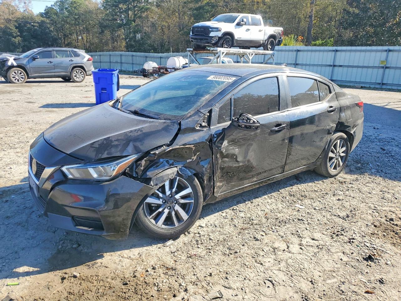 2021 NISSAN VERSA SV — FRONT END damage — photo 1
