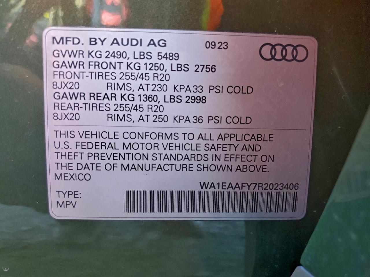 2024 AUDI Q5 PREMIUM PLUS 45 photo 13