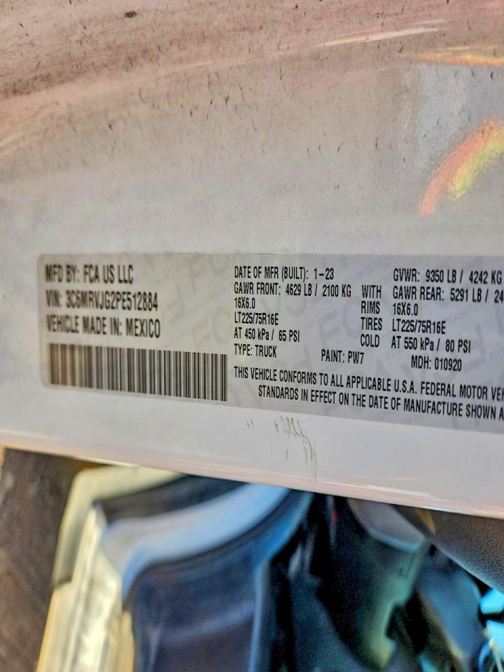 2023 RAM PROMASTER UTILITY / SERVICE VAN photo 10