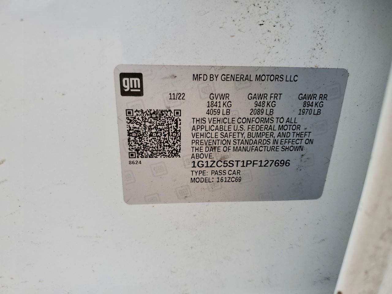 2023 CHEVROLET MALIBU LS photo 12