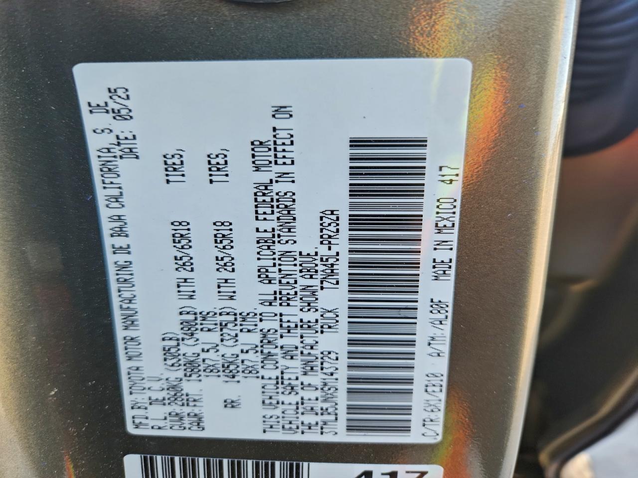 2025 TOYOTA TACOMA DOUBLE CAB photo 12