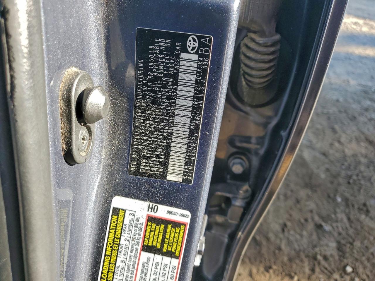 2016 TOYOTA COROLLA L photo 13
